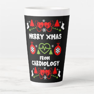 Tasse Latte Cardiologie Noël Cadeaux Médicales du personnel