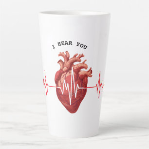 Tasse Latte cardiologue médecin du cœur cardiologie Je Vous Éc