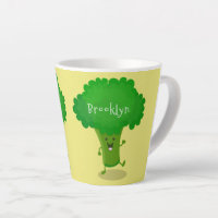 Caricature de brocoli dansant Cute kawaii