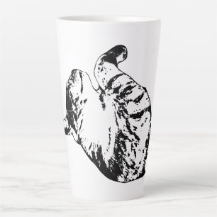 Tasse Latte Carnage côté coeur