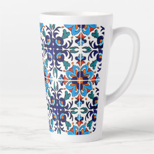 Tasse Latte Carrelage Talavera Mexicaine No 9