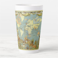 Carte du monde antique de l'Empire britannique, 18