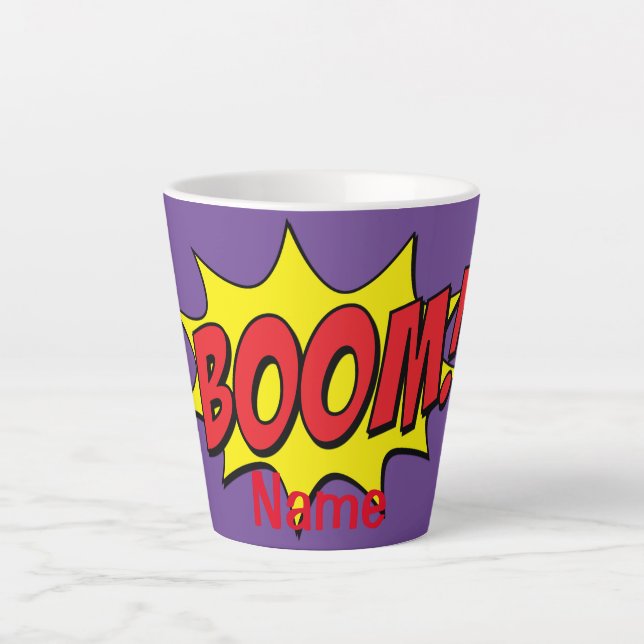 Tasse Latte Cartoon Boom Thunder_Cove (Devant)