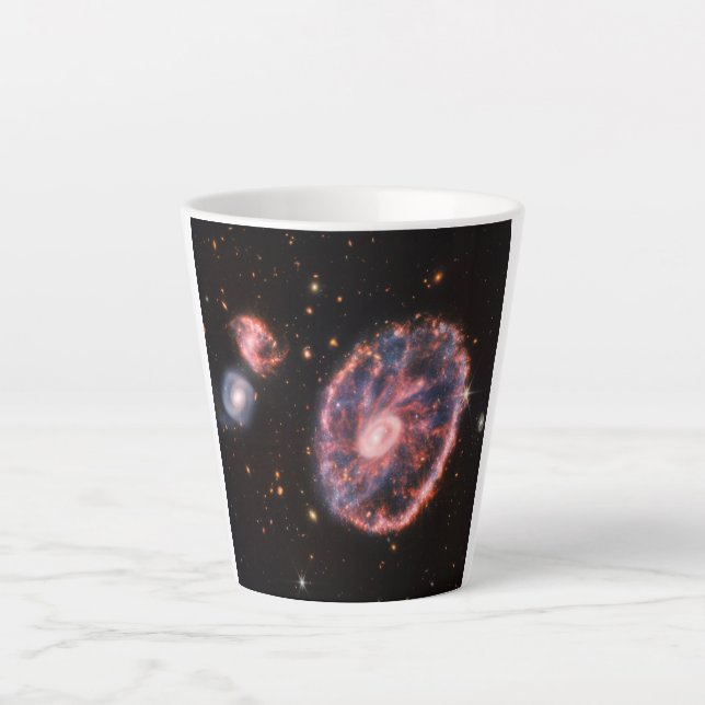 Tasse Latte Cartwheel Galaxy, James Webb Télescope Spatial (Devant)