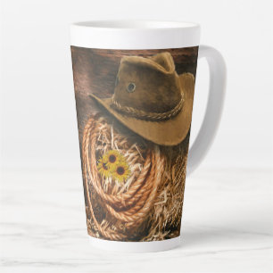 Tasse Latte Casquette Cowboy