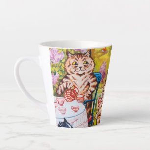 Tasse Latte Cat Garden Party