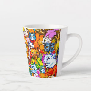 Tasse Latte Cat Musical Band
