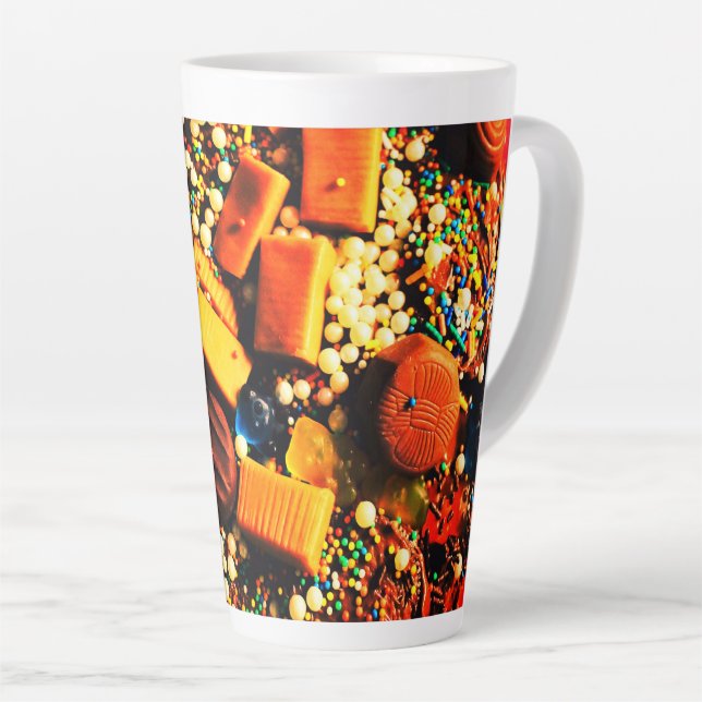 Tasse Latte Catastrophe de bonbons (Angle droit)