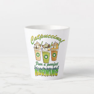 Tasse Latte Catpuccino - Purr un matin parfait Chat mignon