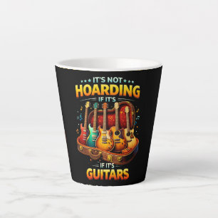 Tasse Latte Ce n'est pas du hoarding si c'est des guitares – M