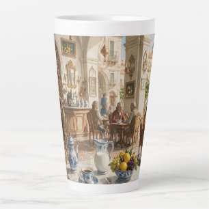 Tasse Latte Céramique de style sicilien du XVIIIe siècle Café 