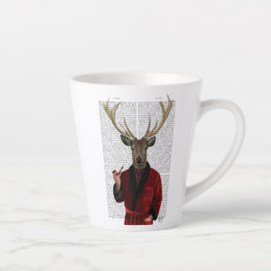 Tasse Latte Cerf dans la veste de tabac