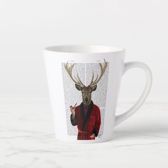 Tasse Latte Cerf dans la veste de tabac (Droite)