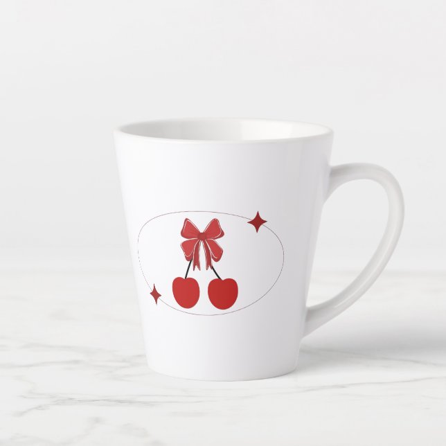 Tasse Latte Cerise (Droite)