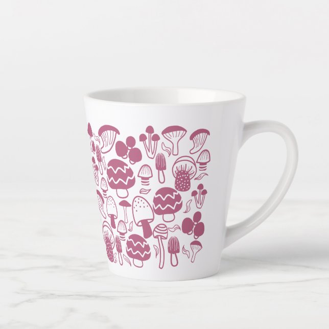 Tasse Latte Cerise de champignons (Droite)