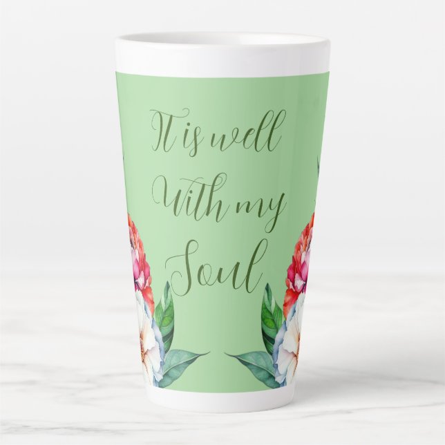 Tasse Latte C'Est Bien Avec Mon Âme (Devant)
