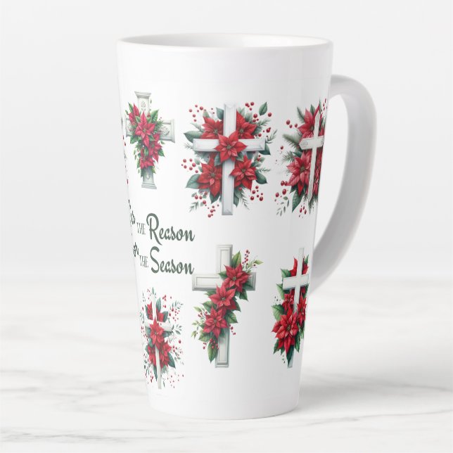 Tasse Latte C'est la raison de la saison (Angle droit)