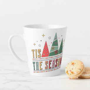 Tasse Latte C'Est La Saison Typographie Moderne De Noël