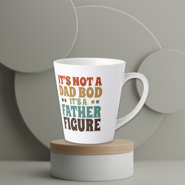 Tasse Latte C'est pas un papa bod C'est un père Figure Fête de (Créateur téléchargé)