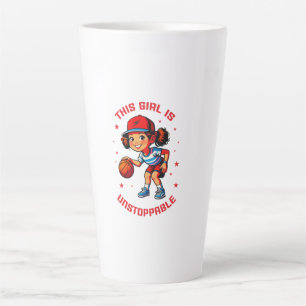 Tasse Latte Cette Fille Est Inarrêtable