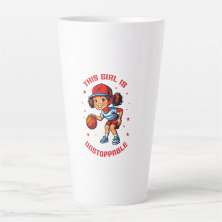Tasse Latte Cette Fille Est Inarrêtable