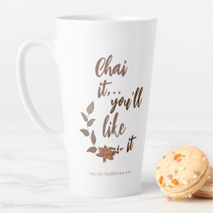 Tasse Latte Chai Latte Pun Café Merch