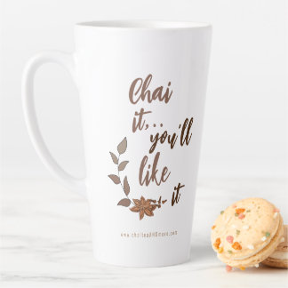 Tasse Latte Chai Latte Pun Café Merch