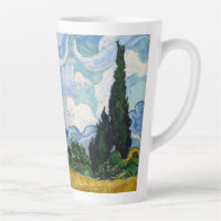 Champ de blé avec Cypress-Vincent Van Gogh