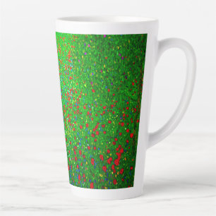 Tasse Latte Champ de pavot Gustav Klimt