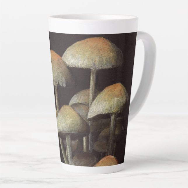 Tasse Latte Champignons (Angle droit)