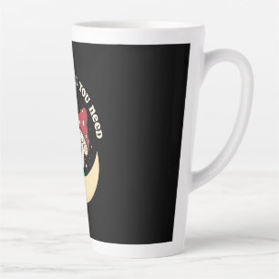 Tasse Latte Champignons Nature Est Tout Ce Dont Vous Avez Beso