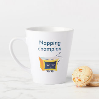 Tasse Latte Champion de la sieste Kawaii Cute Sleeping Alarm H