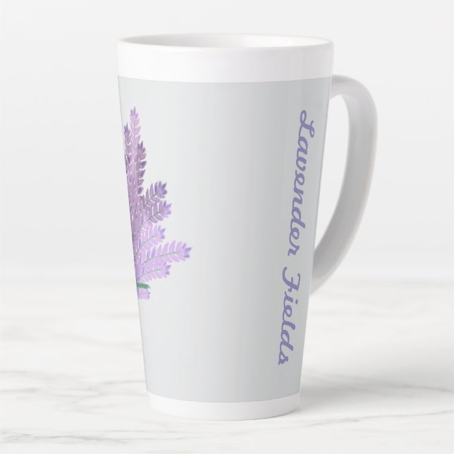 TASSE LATTE CHAMPS LAVENDER (Angle droit)
