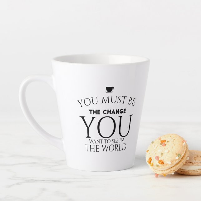 Tasse Latte Changer noir (En situation)