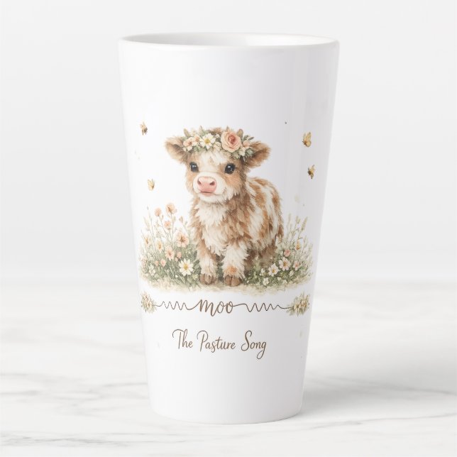 Tasse Latte Chanson de pâturage (Devant)
