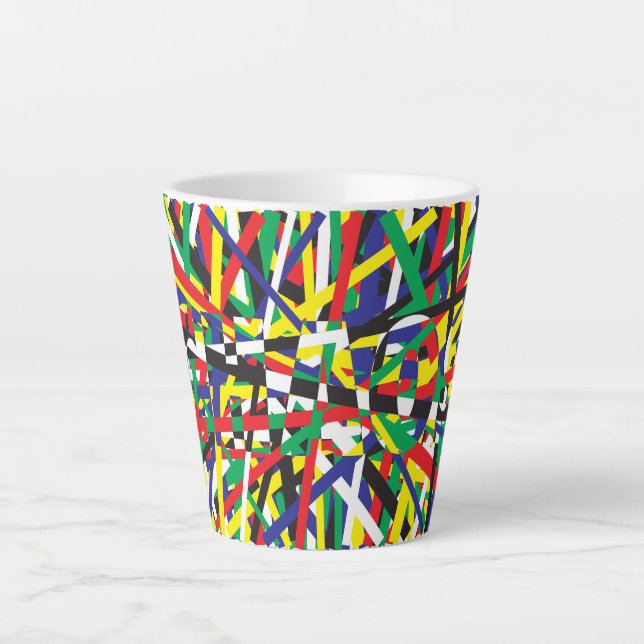 Tasse Latte Chaos, dans les primaires (Devant)