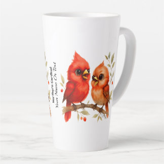 Tasse Latte Charme Cardinal du Nord