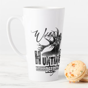 Tasse Latte Chasse au cerf, aventure en plein air T-Shirt Truc