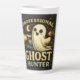 Tasse Latte Chasseur de Fantômes Professionnel Drôle d'Hallowe