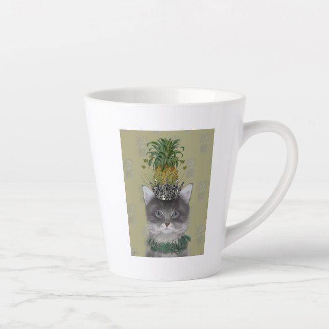 Tasse Latte Chat à ananas (Droite)