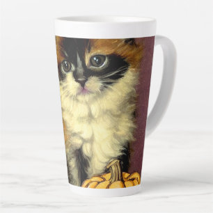 Tasse Latte Chat de Halloween Ragdoll Vintage