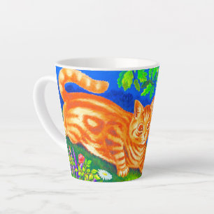 Tasse Latte Chat de nuit