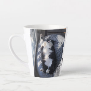 Tasse Latte Chat endormi