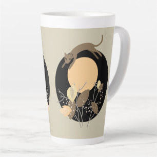 Tasse Latte Chat et la Lune 2