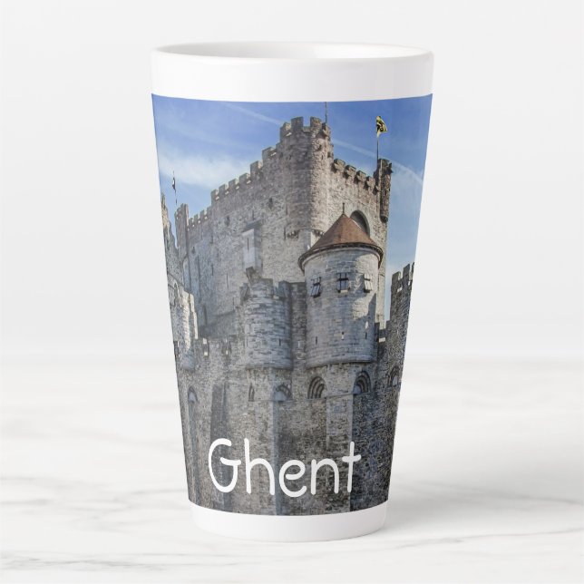 Tasse Latte Château des Comtes de Gand (Devant)