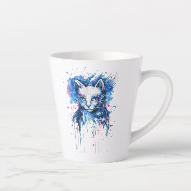 Tasse Latte Chaton (Droite)