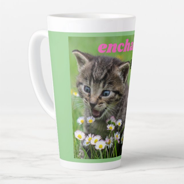 Tasse Latte chaton enchanté (Angle gauche)