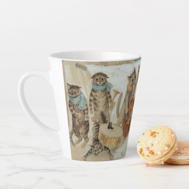 Tasse Latte Chats Carol Chant de Louis Wain (En situation)