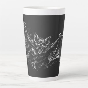 Tasse Latte Chauve-souris plongeante - par BurnsInHell