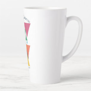 Tasse Latte Chemise à manches longues ADOM Geometric Art